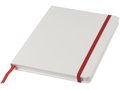 White A5 spectrum notebook with coloured strap 14