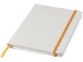 White A5 spectrum notebook with coloured strap 4
