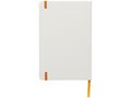 White A5 spectrum notebook with coloured strap 3