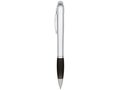 Nash light up pen silver barrel coloured grip 1
