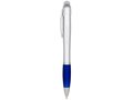 Nash light up pen silver barrel coloured grip 17