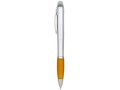 Nash light up pen silver barrel coloured grip 3