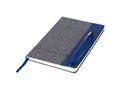 Heathered A5 notebook with leatherlook side 5