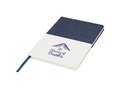 Two-tone A5 canvas notebook 6