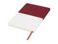 Two-tone A5 canvas notebook 12