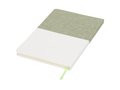 Two-tone A5 canvas notebook 16