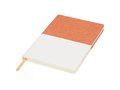 Two-tone A5 canvas notebook 17