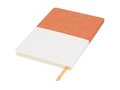 Two-tone A5 canvas notebook 20