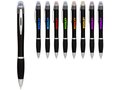 Nash coloured light up black barrel ballpoint pen 1