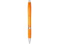 Turbo translucent ballpoint pen with rubber grip 16