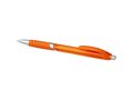 Turbo translucent ballpoint pen with rubber grip 19