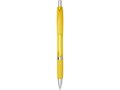 Turbo translucent ballpoint pen with rubber grip 21