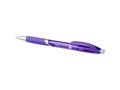 Turbo translucent ballpoint pen with rubber grip 27
