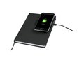 Cation notebook with wireless charging pad