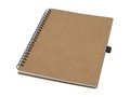 Cobble A5 wire-o recycled cardboard notebook with stone paper