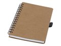 Cobble A6 wire-o recycled cardboard notebook with stone paper