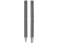 Lucetto recycled aluminium ballpoint and rollerball pen gift set 8