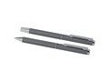 Lucetto recycled aluminium ballpoint and rollerball pen gift set 9