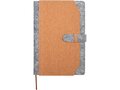Viviana A5 recycled felt and cork notebook 2