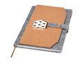 Viviana A5 recycled felt and cork notebook 1