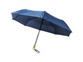 Bo 21" fold. auto open/close recycled PET umbrella 24