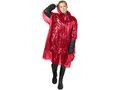 Mayan recycled plastic disposable rain poncho with storage pouch 14