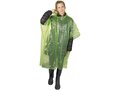 Mayan recycled plastic disposable rain poncho with storage pouch 24