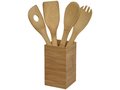 Baylow 4-piece kitchen utensil set with holder 4
