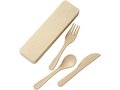 Bamberg bamboo fiber cutlery set 10