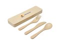 Bamberg bamboo fiber cutlery set 7