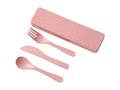 Bamberg bamboo fiber cutlery set 17