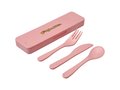 Bamberg bamboo fiber cutlery set 13