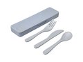 Bamberg bamboo fiber cutlery set