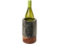 Harlow marble and wood wine cooler