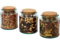 Aire 800 ml 3-piece recycled glass jar set 2