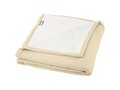 Marigold RPET polar fleece and sherpa blanket 4