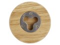 Scoll wooden coaster with bottle opener 1