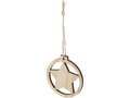 Natall wooden star ornament