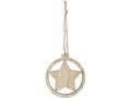 Natall wooden star ornament 2
