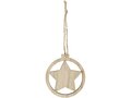 Natall wooden star ornament 2