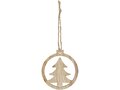 Natall wooden tree ornament 2