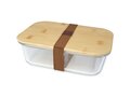 Roby glass lunch box with bamboo lid