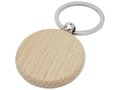 Giovanni beech wood round keychain