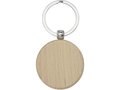 Giovanni beech wood round keychain 4