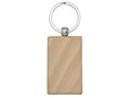 Gian beech wood rectangular keychain 4