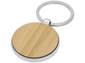 Nino bamboo round keychain