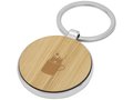 Nino bamboo round keychain 2