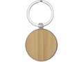 Nino bamboo round keychain 4