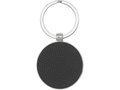 Paolo laserable PU leather round keychain 5