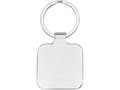 Piero laserable PU leather squared keychain 5